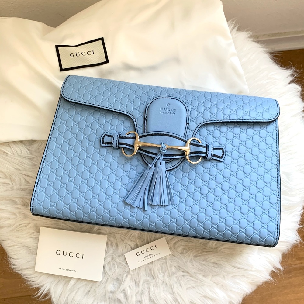 Gucci Emily Guccissima Leather Shoulder Bag